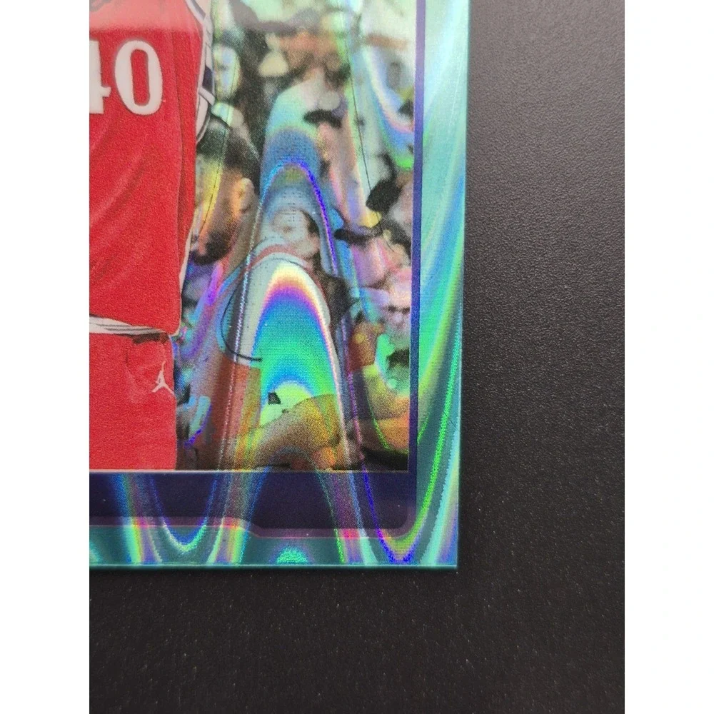 2025-26 Topps Chrome Ivica Zubac #63 Aqua Raywave Refractor /199 L.A.‎ Clippers